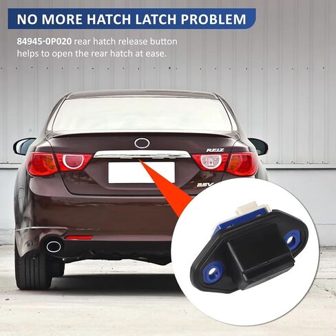 Compatible with Toyota, Compatible with Reiz 2010 2011 2012 2013 2014 2015 2016 2017 Rear Trunk Lock Release Handle Lid Tailgate Button Switch 849450P020 in Kuwait