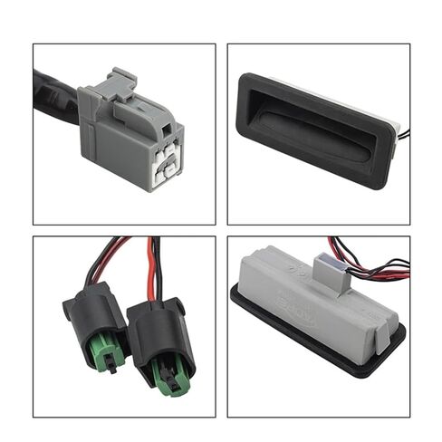 Compatible with Land Compatible with Rover Compatible with Discovery 4 2010-2016 Car Rear Trunk Lid Lock Boot Release Handle Trunk Switch Button LR015457 LR073594 in Kuwait