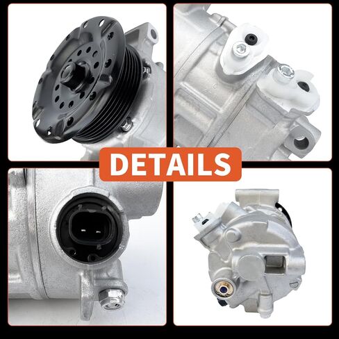 AC Compressor With Clutch for Jeep Compass, Patriot, Dodge Caliber 2007-2008, Automotive Air Conditioning Replacement Part in Saudi Arabia