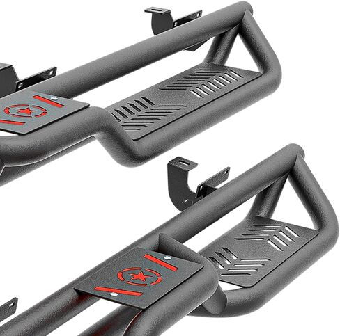 for Wrangler JL Running Boards Side Steps Compatible with 2018-2026 Jeep Wrangler JL JLU Unlimited 4 Doors (Include 4XE Model), Two Stairs Nerf Bars Step Plates Rock Sliders Rail (Carbon Steel) in Kuwait