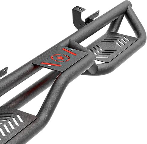for Wrangler JL Running Boards Side Steps Compatible with 2018-2026 Jeep Wrangler JL JLU Unlimited 4 Doors (Include 4XE Model), Two Stairs Nerf Bars Step Plates Rock Sliders Rail (Carbon Steel) in Kuwait