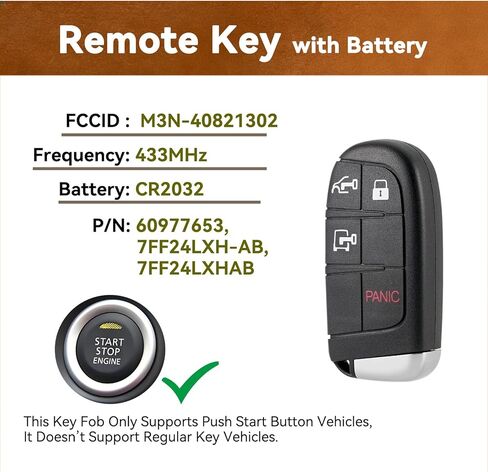 2 Pack Smart Remote Key Fob Replacement for Ram ProMaster 1500 2500 3500 2022 2023 2024 2025 Keyless Entry Remote for ProMaster Car Owner Replace or Spare Key 4 Buttons M3N-40821302 7FF24LXHAB in Saudi Arabia