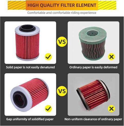 152 Oil Filter 420256188 711256188 for Can-Am Outlander 330 400 450 500 570 650 800 850 1000 KN152 HF152 in Kuwait