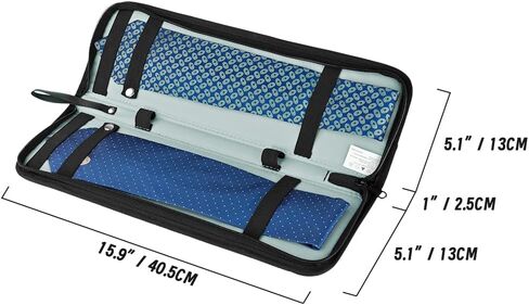 Tie Box Travel Case Men's Necktie Gift Box Rectangle Shape Anti-Wrinkle Storage Business Gift Bow Tie Packaging in Saudi Arabia