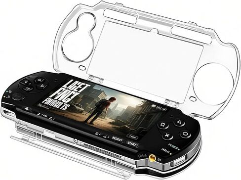RDFJ Full Cover Skin Crystal Clear Hard Case for PSP Series (for PSP2000/3000) in Kuwait