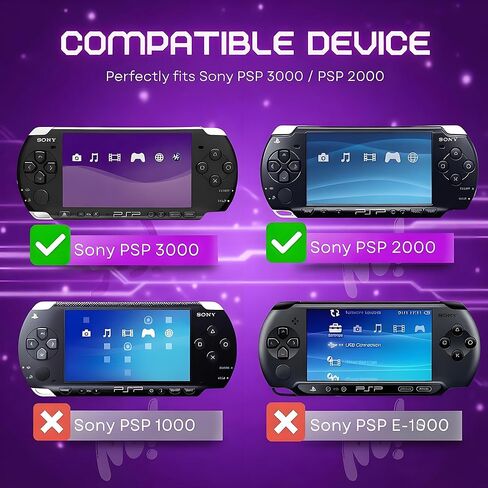 RDFJ Full Cover Skin Crystal Clear Hard Case for PSP Series (for PSP2000/3000) in Kuwait