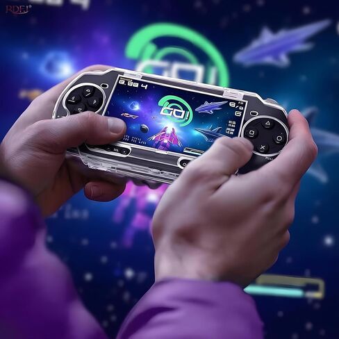 RDFJ Full Cover Skin Crystal Clear Hard Case for PSP Series (for PSP2000/3000) in Kuwait