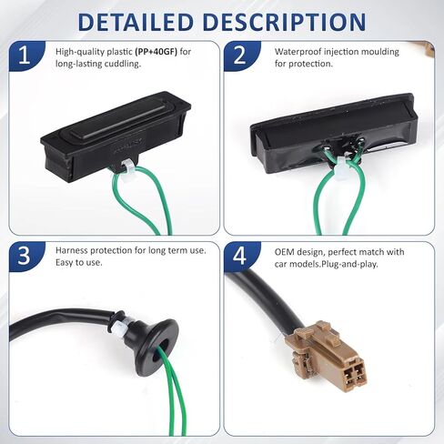 Compatible with Subaru, Compatible with Impreza, Compatible with Crosstrek 2012-2017 Trunk Lock 63270FJ000 63270FG001 63270FG000 63270SG000 in Kuwait