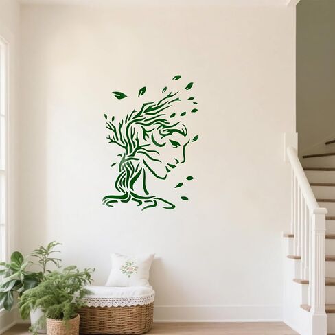 8Pcs Woman Tree Stencils, 11.8×11.8 inch Tree of Life Stencils for Painting Plastic PET, Reusable Drawing Template for Crafts Card Making Canvas Furniture in Saudi Arabia