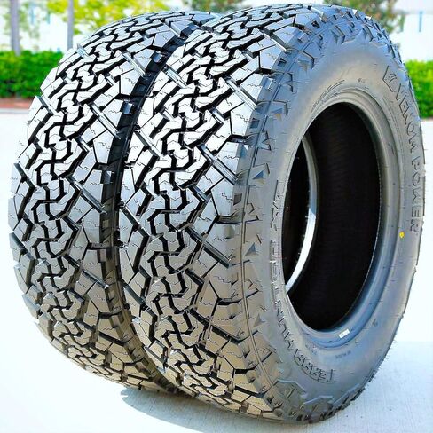 مجموعة من 2 إطارات Venom Power Terra Hunter X/T XT All-Terrain Mud Light Truck نصف قطرية - LT235/80R17 235/80/17 235/80-17 120/117S نطاق التحميل E LRE 10 طبقات BSW جدار جانبي أسود in Kuwait