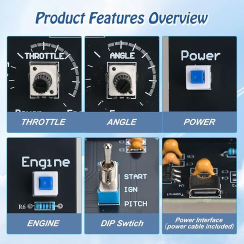 PEMENOL Soldering Practice Kit, DIY Flight Simulator Console Soldering Projects, with LCD Display, Sound Effects & LED Indicators, STEM Electronics Learning Kit for Teens, Students & School Projects in Saudi Arabia