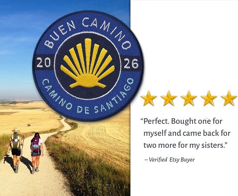 2026 Camino Patch + Map // Camino De Santiago • Shell • Global Shipping in Saudi Arabia