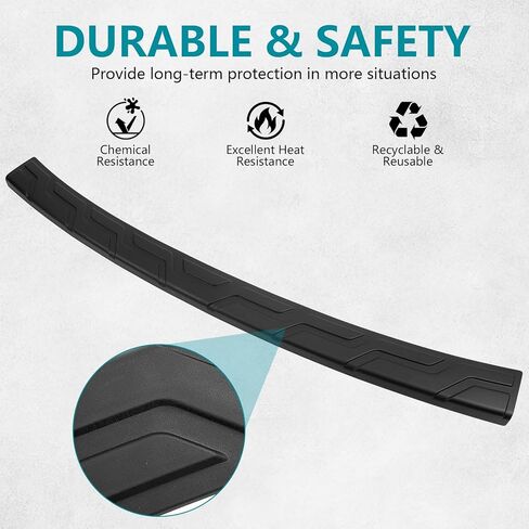 Rear Bumper Protector Cover for Subaru Forester 2019-2024 & Forester Wilderness 2025 Accessories, Factory OEM Style Rear Bumper Guard Trunk Door Sill Protector Strip for Subaru Forester E771SSJ000 in Saudi Arabia