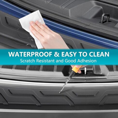 Rear Bumper Protector Cover for Subaru Forester 2019-2024 & Forester Wilderness 2025 Accessories, Factory OEM Style Rear Bumper Guard Trunk Door Sill Protector Strip for Subaru Forester E771SSJ000 in Saudi Arabia