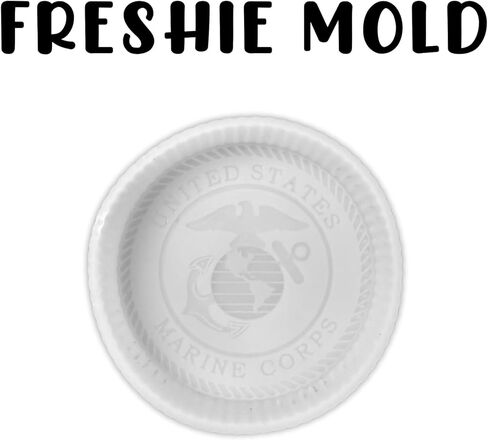 القوات المسلحة العسكرية الولايات المتحدة الأمريكية كورب سيليكون قالب Freshie 4 "دائرة 0.8" D المعطرة رائحة الخرز الرجال الجندي الوطني المخضرم العلم الأمريكي الولايات المتحدة الأمريكية in Kuwait