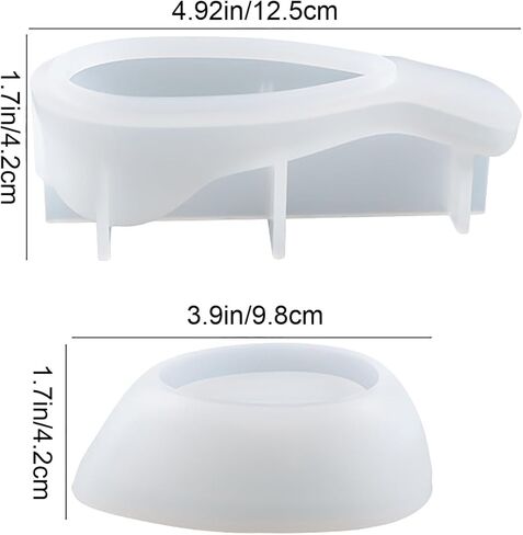 Bird Resin Storage Box Silicone Mold with Lid, 3D Animal Epoxy Casting Mold for Jewelry Jar, Candle Holder, Trinket Container, DIY Craft Mold Home Decor in Saudi Arabia