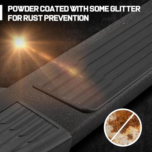 COMNOVA Running Boards Compatible with 2004-2014 Ford F150 Regular Cab, 6 Inch Carbon Steel Truck Side Step Nerf Bars Regular/Standard/Single Cab. in Saudi Arabia