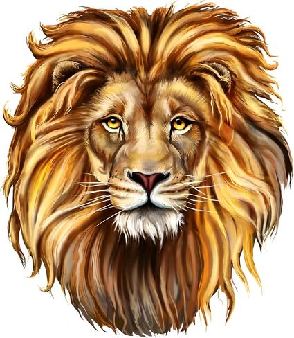 Lion Wall Vinyl Sticker – Peel and Stick Lion Head Wall Vinyl Sticker for Cars Trucks Laptops SUVs & Motorcycles in Saudi Arabia