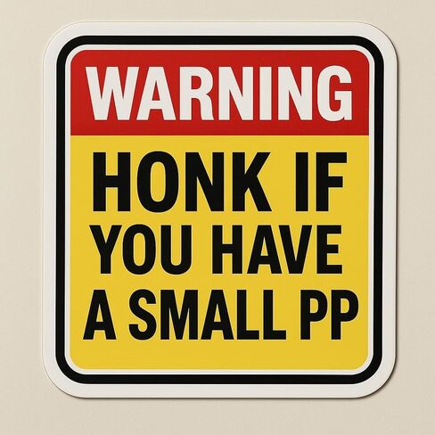 قطعتان من ملصق Honk if... ملصق لنافذة السيارة - ملصق ممتص للصدمات مضحك للآباء والعائلة (الأطفال) in Kuwait