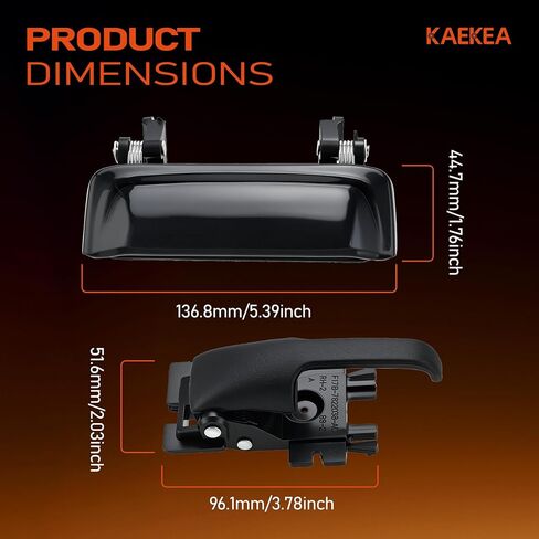 3L2Z7821818AAA 3L2Z7821819AAA Set of 8 Exterior & Interior Door Handles Compatible with Ford Explorer 98-03 Ford Explorer Sport Trac 01-05, Mercury Mountaineer 98-01 Replacement for 79102 FO1352114 in Saudi Arabia