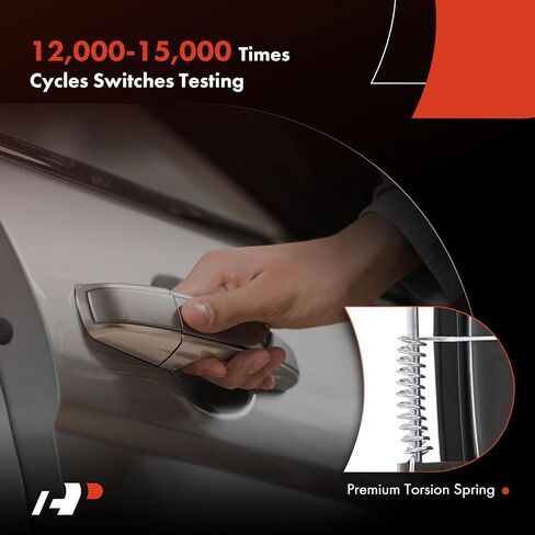 مقبض باب خارجي من جانب الركاب الأمامي الأيمن A-Premium متوافق مع Kia Sportage 2000 2001 2002، أسود معبأ، استبدال # 0K08A-58410XX in Kuwait