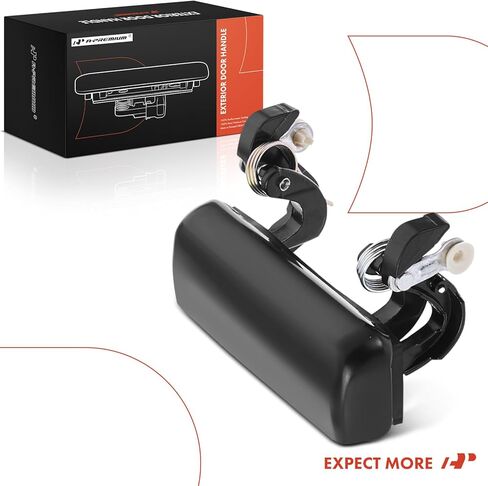 مقبض باب خارجي للسائق أو الراكب ممتاز متوافق مع Ford Explorer 1995-1997 وMercury Mountaineer 1997-1997، أسود أملس، استبدال # F77Z7822404BAA in Kuwait