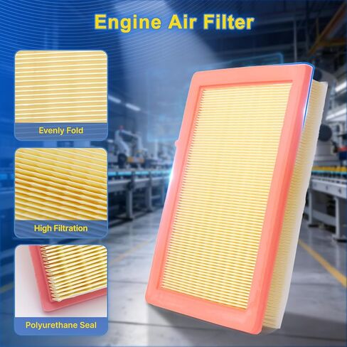 Cabin & Engine Air Filter Kit for 2018-2026 Terrain 1.5L (Gas), 2018-2019 Terrain 1.6L (Diesel), 2018-2020 Terrain 2.0L (Gas) in Kuwait