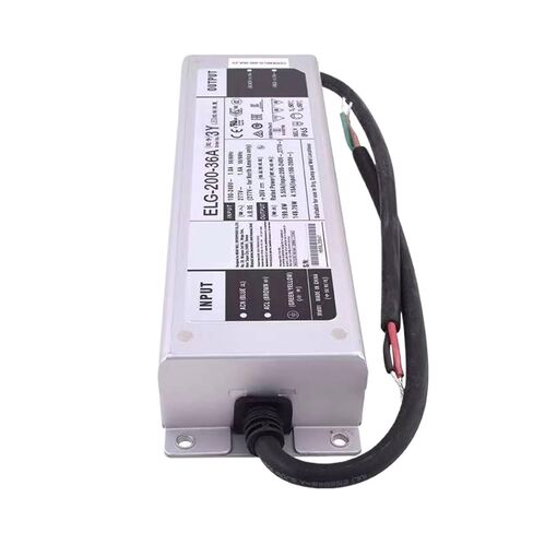 1 قطعة ELG-200-36A-3Y 36V5.55A الجهد المستمر LED الإضاءة سائق PFC وظيفة AC-DC داخلي في الهواء الطلق IP65 in Kuwait