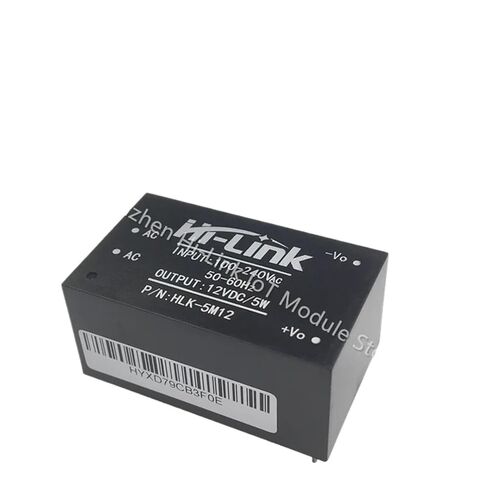 AC DC 220V to 12V 5W Power Supply Module HLK-5M12 2pcs/Lot Adjustable High Efficiency Step Down Converter in Saudi Arabia