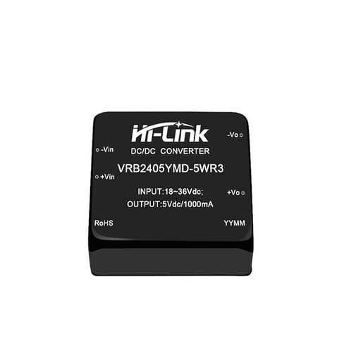 2pcs/lot VRB2405YMD-5WR3 5W 24V to 5V 1A DC DC Converter Power Supply Intelligent Module in Saudi Arabia