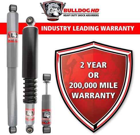 Bulldog HD HD1215-0039 Rear Heavy Duty Shock Absorber for 1997-2002 GMC T6500 in Saudi Arabia