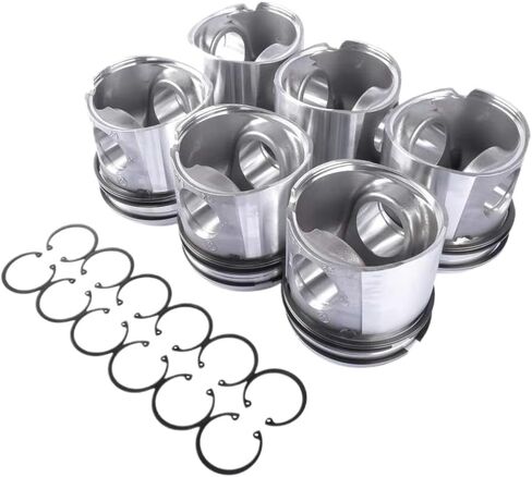 Piston And Ring Set 6 Pieces Compatible With 325 5.9L Engine 2004-2006 in Saudi Arabia