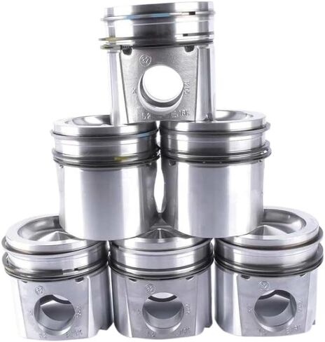 Piston And Ring Set 6 Pieces Compatible With 325 5.9L Engine 2004-2006 in Saudi Arabia