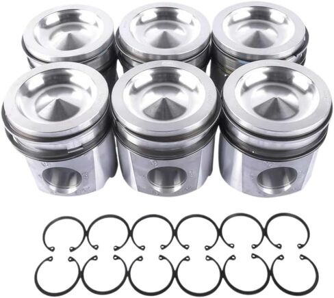 Piston And Ring Set 6 Pieces Compatible With 325 5.9L Engine 2004-2006 in Saudi Arabia