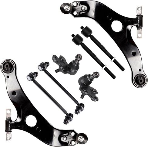 OKJHFD 8X Complete Control Arm Ball Joint Tie Rod Sway Bar Kit for Toyota for Sienna 2004-2010 in Kuwait