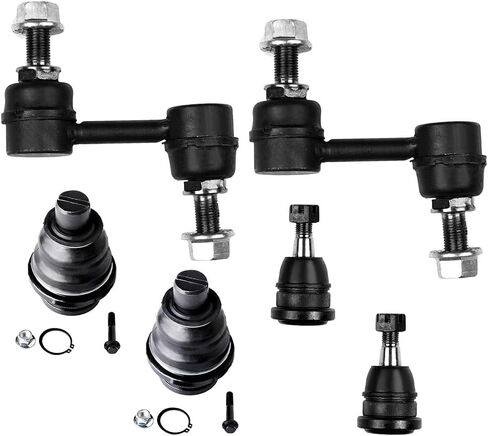 OKJHFD 6 قطعة طقم قضيب التعليق الأمامي الكامل لإنفينيتي لـ QX80 2014-2019 لنيسان لـ TITAN 2004-2015 in Kuwait