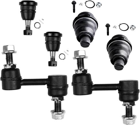 OKJHFD 6 قطعة طقم قضيب التعليق الأمامي الكامل لإنفينيتي لـ QX80 2014-2019 لنيسان لـ TITAN 2004-2015 in Kuwait