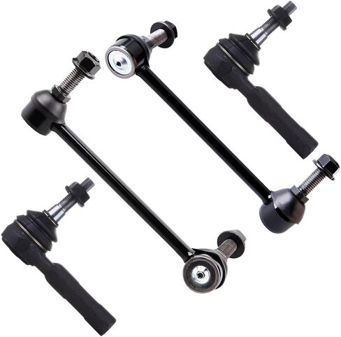 OKJHFD for Chrysler for Dodge for Charger 2006-2009 for Magnum 2005-2008 RWD Steering 4Pieces Outer Tie Rod Sway Bar Kit in Saudi Arabia