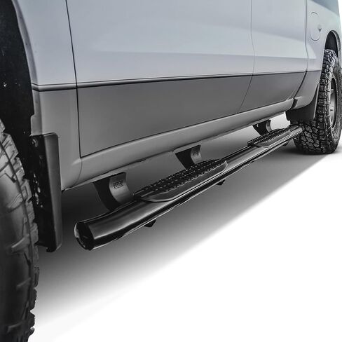 Westin 21-54135 PRO TRAXX 5 قضبان نيرف بيضاوية تناسب 2019-2026 Silverado Sierra 1500 Crew Cab (Exc 2019 Silverado LD Sierra 1500 Limited) 2020-2026 Silverado Sierra 2500 3500 Crew Cab زوج أسود in Kuwait