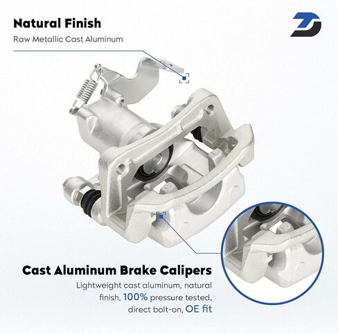 Rear Disc Brake Caliper Assembly w/Bracket for 2013-2017 Hyundai Elantra GT, 2012-2017 Veloster, 2014-2018 Kia Forte, 2014-2017 Forte Koup, 2014-2018 Forte5, Replacement 19-B6788 19-B6789 in Kuwait