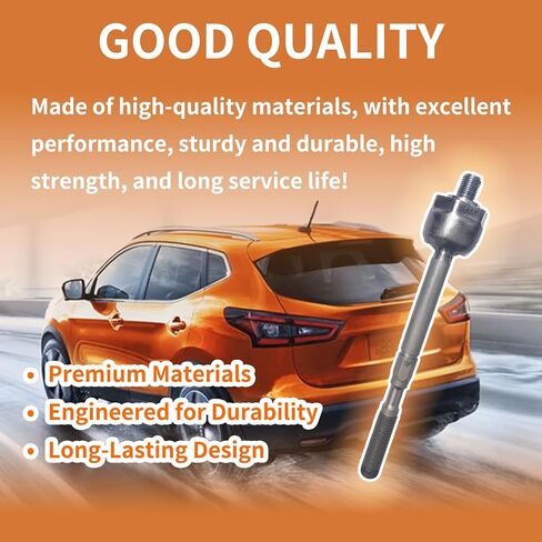 نهاية قضيب الربط الداخلي الأمامي مع صامولة، غسالة متوافقة مع Nissan Rogue S SL SV (بدون رياضة) 2021-2025 (السائق الأيسر أو جانب الراكب الأيمن) in Kuwait