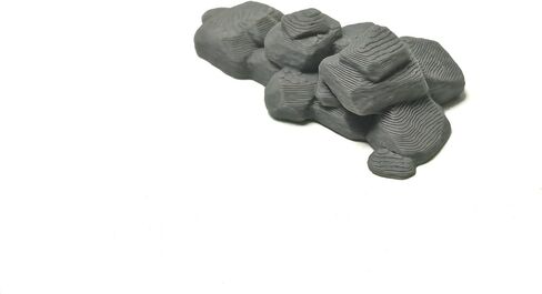 3D Printed Stone Wall Ruins - Modular Terrain Scatter for 28mm-32mm Tabletop Wargaming, D&D RPG Miniature Diorama & Model Building (Grey) in Saudi Arabia