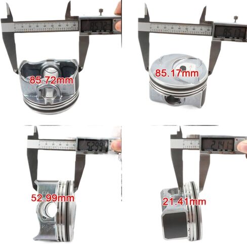 Engine Piston Rings Set with Part Numbers 23410-2G410, 23413-3F300, 23413-2C400 for Sonata, Carens, and Soul with G4KH 2.0L Engine in Saudi Arabia