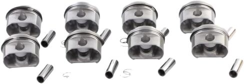 8-Piece Pistons and Rings Kit Compatible with S 4.5L V8 Engine (Chassis 955/9PA, Engine Code M48.00, Standard Bore Φ93mm) in Saudi Arabia