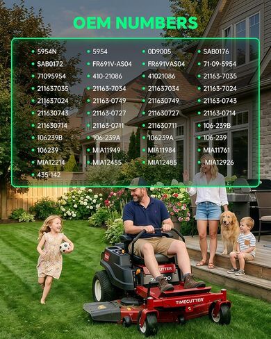 5954 استبدال محرك بداية جديد لـ Kawasaki FR730V FR691V FR651V FR600V FS691V، Cub Cadet Zero Turn Z-Force 48 54 60، RZT46/RZT50/RZT54، LTX1046 LTX1050 OE #21163-0711 MIA11949 5954ن in Kuwait
