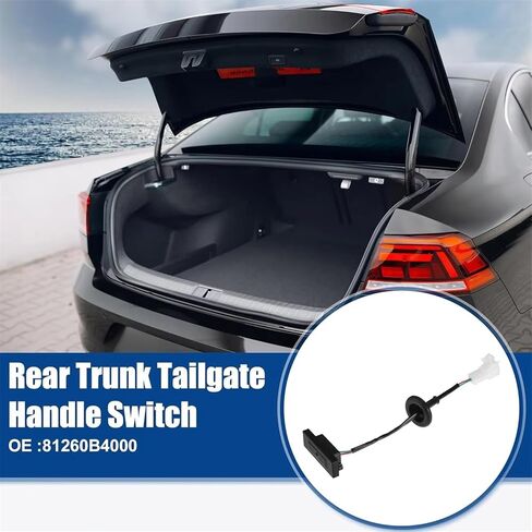 Compatible with Hyundai Compatible with I10 Compatible with 2013-2021 Trunk Lid Lock Handle Release Button 81260B4000 81260-B4000 Car Rear Door Boot in Saudi Arabia