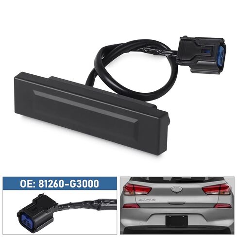 Trunk lid Handle, Compatible with Hyundai, Compatible with Elantra 2018-2019, Compatible with I30 2017-2023 Release Button Liftgate Switch Rear Trunk Tailgate Boot in Kuwait