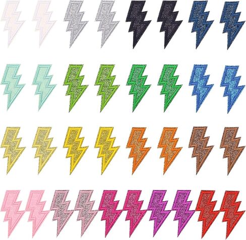 36PCS Bow Ties Iron on Patches - 2.8" Embroidered Sew on Applique Patches for Clothes, Jeans, Hats & Backpacks Repair & Decor in Saudi Arabia