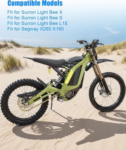 مقبض يد تويستر بأنبوب الخانق مناسب للدراجة الترابية الكهربائية Surron Light Bee X S L1E Segway X260 X160، أسود، قطعة واحدة in Kuwait