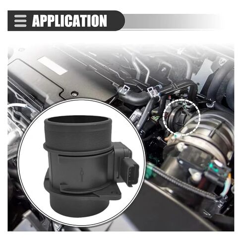 1PC Car Mass Air Flow Meter Sensor Compatible with Range Rover Sport I 3.0 3.6 D 2006-2013 PHF500090 Wear-Resistant Car Accessories Black in Saudi Arabia